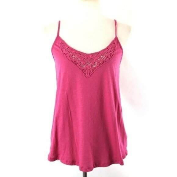 PJ Salvage Pajama Top Size Small Pink - Picture 1 of 4